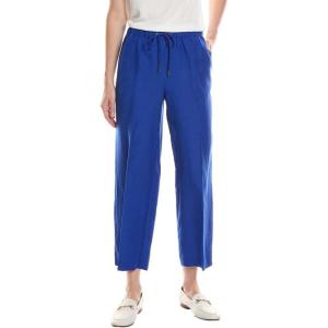 imageAnne Klein Womens Pull on Drawstring Wide Leg CropSantorini Blue