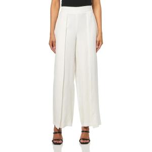 imageAnne Klein Womens Pullon Flyaway Wide Leg LinedBright White
