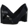 imageAnne Klein Womens Caitlyn Chain Block Heel Loafer HeelsNavy