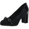 imageAnne Klein Womens Caitlyn Chain Block Heel Loafer HeelsNavy