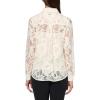 imageAnne Klein Womens Blssm Lace W CDC Ls Button Down W CamiWhite Dove