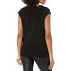 imageAnne Klein Womens Cowl Neck Sleeveless TopAsphalt
