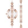 imageAnne Klein Womens Floral Dial Bangle Watch and Premium Crystal Accented Bracelet SetRose Gold