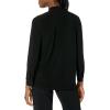 imageAnne Klein Womens Long Sleeve Button Cuff V Neck TopAsphalt