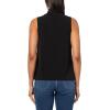 imageAnne Klein Womens Moss Crepe Sl Twist Neck W KeyholeAnne Black