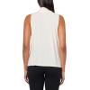 imageAnne Klein Womens Moss Crepe Sl Twist Neck W KeyholeWhite Dove
