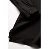 imageAnne Klein Womens PopOver Blouse with Covered Placket and Side SlitsAnne Black