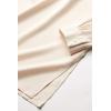 imageAnne Klein Womens PopOver Blouse with Covered Placket and Side SlitsAnne White