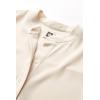 imageAnne Klein Womens PopOver Blouse with Covered Placket and Side SlitsAnne White