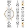 imageAnne Klein Womens Premium Crystal Accented Bangle Watch and Bracelet SetTwoTone