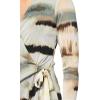 imageAnne Klein Womens Printed Mesh 3q SLV Wrap TopWhite Dove Multi