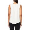 imageAnne Klein Womens Sleeveless Scoop Neck BlouseWhite Dove
