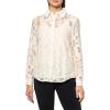 imageAnne Klein Womens Blssm Lace W CDC Ls Button Down W CamiWhite Dove