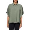 imageAnne Klein Womens Bttn Frt Dolman SLV BlouseEucalyptus