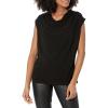 imageAnne Klein Womens Cowl Neck Sleeveless TopAsphalt