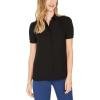 imageAnne Klein Womens Peter Pan Button Down TopAsphalt