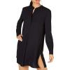 imageAnne Klein Womens Size Plus Split Neck Long Tunic BlouseAnne Black