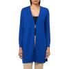 imageAnne Klein Womens Txtrd KNT Cardi W Ft ClosureSantorini Blue