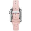 imageAnne Klein Leather Fashion Band for Apple Watch Secure Adjustable Apple Watch Band Replacement Fits Most WristsBlush PinkSilver
