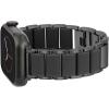 imageAnne Klein Rubberized Fashion Bracelet for Apple Watch Secure Adjustable Apple Watch Replacement Band Fits Most WristsBlack