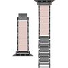 imageAnne Klein Rubberized Fashion Bracelet for Apple Watch Secure Adjustable Apple Watch Replacement Band Fits Most WristsBlush PinkBlack