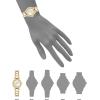 imageAnne Klein Womens Date Function Bracelet WatchSilverGold
