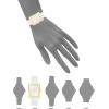 imageAnne Klein Womens Leather Strap WatchMotherofpearlWhiteGold