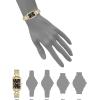 imageAnne Klein Womens Mesh Bracelet WatchGoldBlack
