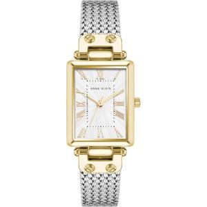 imageAnne Klein Womens Mesh Bracelet WatchSilverGold