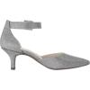 imageAnne Klein Womens Fabulist Ankle Wrap Dress PumpsSilver