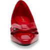 imageAnne Klein Womens Theresa Bow PumpsRed Patent