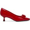 imageAnne Klein Womens Theresa Bow PumpsRed Patent