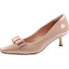 imageAnne Klein Womens Theresa Bow PumpsNude Patent