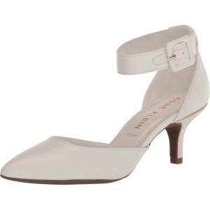 imageAnne Klein Womens Fabulist Ankle Wrap Dress PumpsWhite