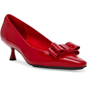 imageAnne Klein Womens Theresa Bow PumpsRed Patent