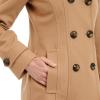 imageAnne Klein Womens Classic Double Breasted Coat Plus SizeBrown