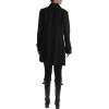 imageAnne Klein Womens Classic Double Breasted Wool CoatBlack