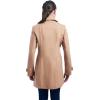imageAnne Klein Womens Classic Double Breasted Wool CoatCamel