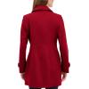 imageAnne Klein Womens Classic Double Breasted Wool CoatRed