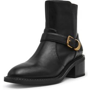 imageAnne Klein Womens Amias Ankle BootBlack Smooth