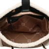 imageAnne Klein NS tote with sherpa and chain detailing