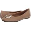 imageAnne Klein Womens Aggie Slip On Square Toe LoafersNude Patent