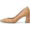 imageAnne Klein Womens Benedette Padded Insole Faux Leather PumpsCork