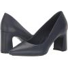 imageAnne Klein Womens Benedette Padded Insole Faux Leather PumpsNavy