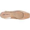 imageAnne Klein Womens Faux Leather Square Toe Slingback HeelsNude