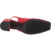 imageAnne Klein Womens Faux Leather Square Toe Slingback HeelsRed