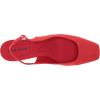 imageAnne Klein Womens Faux Leather Square Toe Slingback HeelsRed