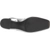imageAnne Klein Womens Faux Leather Square Toe Slingback HeelsSilver