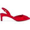 imageAnne Klein Womens IVA Faux Suede Slingback PumpsRed