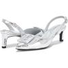 imageAnne Klein Womens IVA Faux Suede Slingback PumpsSilver